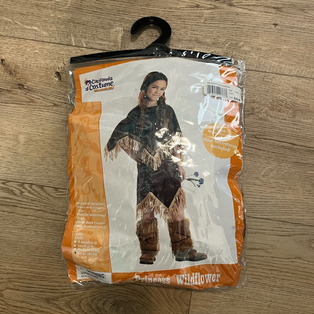 Girls Native American costume